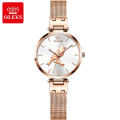 Relogio Feminino Damenuhr OLEVS Marke Fashion Casual Quarz-Armbanduhr für Frauen wasserdichte japanische Movt Clock